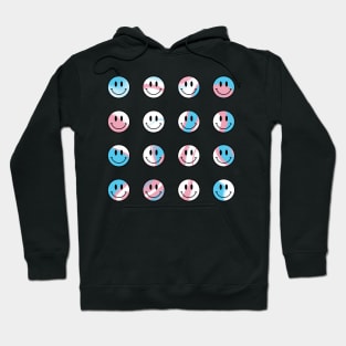 Mini Smiley Faces Bundle - Trans Pride Hoodie